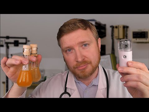 ASMR - Cranial Nerve Examination, Dr Roleplay (Follow the Light, Allergy and Hearing Test)