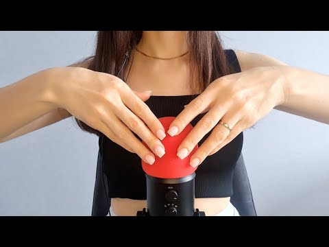 ASMR giving you a BRAIN MASSAGE! gentle tapping and mic scratching