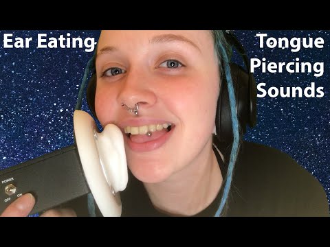 Ear Eating And Tongue Piercing Sounds 👅 ASMR 💤
