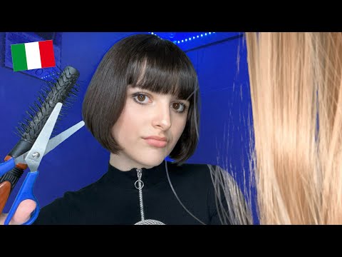 ASMR CRAZY Italian Hairstylist RUINS your Hair🙄💇‍♀️ (roleplay, fast & aggressive, Italian accent🇮🇹)