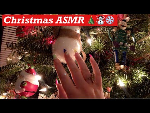 ASMR | Christmas Tree tour 🎄✨| Scratching & build up camera tapping | Sleep well 😴