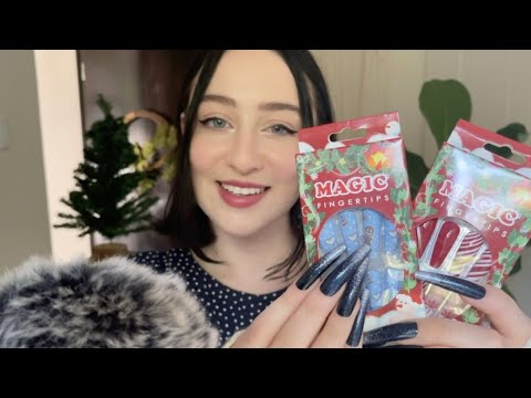 asmr after class : doing your holiday nails !