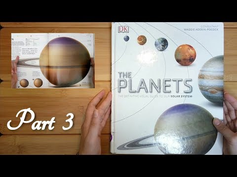 Looking at the Planets Book ASMR (Saturn, Jupiter, Uranus, Neptune)