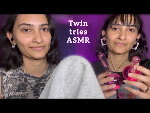 My Twin Tries Asmr | Layered Sounds for Tingles
