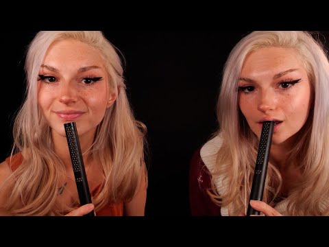 ASMR | ULTRA TINGLY Twin Brain Eating Sounds & Inaudible Whispers