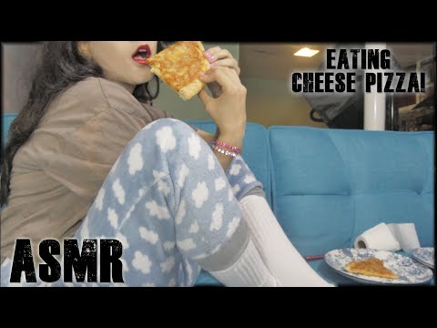 ASMR Eating Cheese Pizza 🍕Eating Sounds 3DIO BINAURAL 🍕🥤🍽