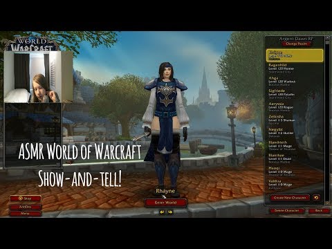 [ASMR] Show-and-Tell: My World of Warcraft Characters