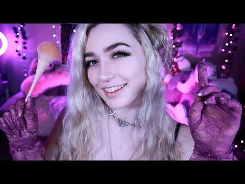 ASMR | May i have your ATTENTION? Brushing & Tracing your face to help you SLEEP😴💤✨