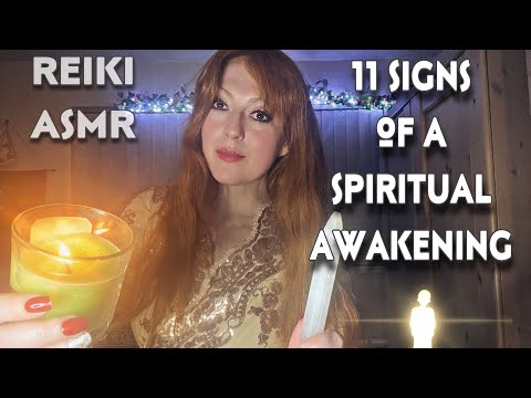 11 Signs of a Spiritual Awakening | Reiki ASMR | Hand movements, soft spoken, whispers…🙏✨