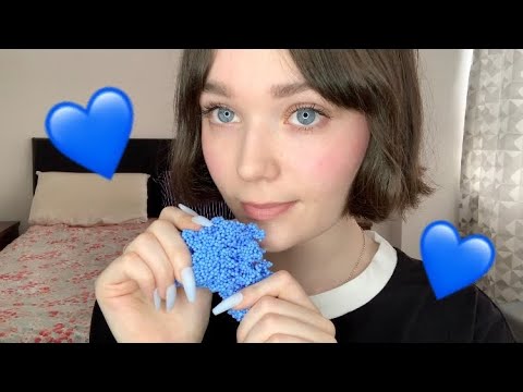 asmr 50 blue 🫐 triggers in 1 minute