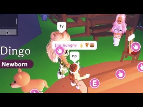Giving away free pets in adopt me (roblox)