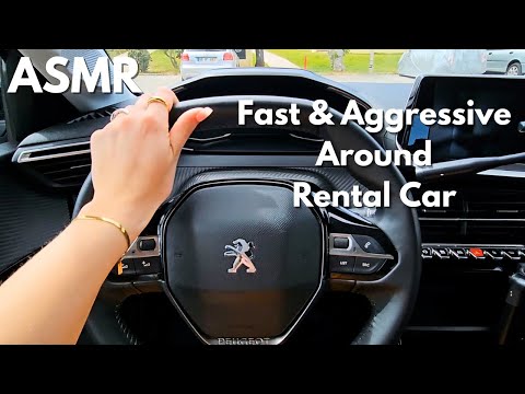 ASMR In a Rental Car | 3 Parts | (Fast + Aggressive)
