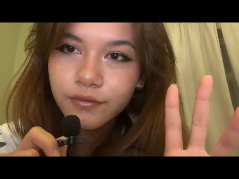 ASMR fast mouth sounds + hand movements