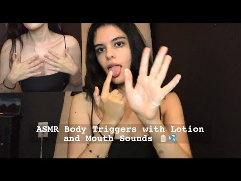 ASMR Lotion and Mouth Sounds 🧴👄
