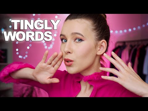 ASMR | Fast & Aggressive Trigger Words + Mouth Sounds & Hand Visuals