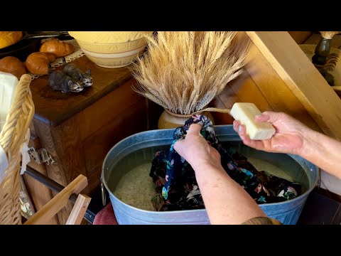 Washing clothes by hand! 🧼 💦 Old fashioned Laundry (Soft Spoken version) Water & soap sounds~ASMR