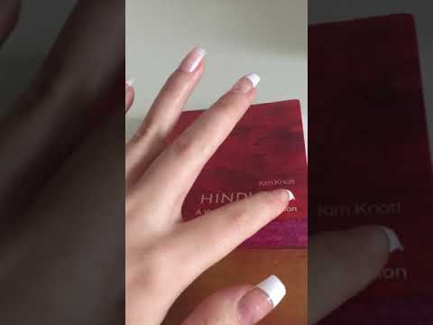ASMR softcover book tapping w fake nails