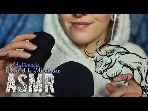 ASMR Français  ~ Thésée et le Minotaure / Mythologie - Lecture chuchotée