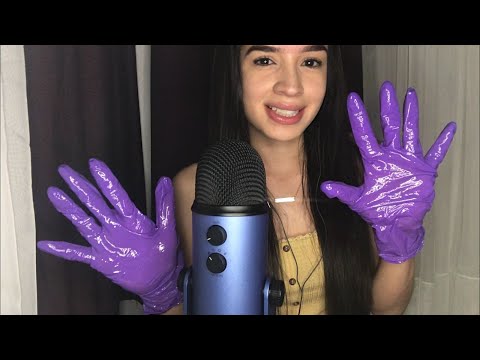 ASMR | Glove and Oil Sounds for Sleep 1 HOUR (pulling, rubbing, scratching)