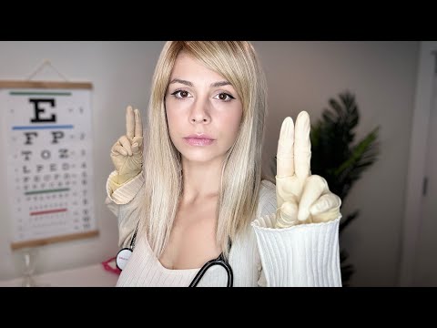 ASMR Most Detailed Cranial Nerve Exam (Eyes, Face, Scalp, Ear Exam) Soft Spoken, Personal Attention