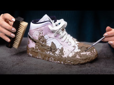 Satisfying Shoe Cleaning Sounds!