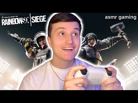 ASMR Gaming | Rainbow 6 Siege Gameplay (w/ controller sounds + gum chewing)