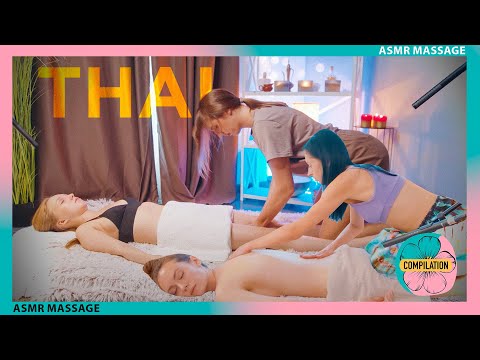 ASMR Thai Massage by Anna, Olga, Helen
