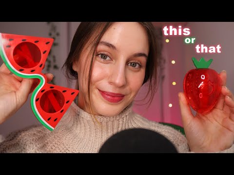 ASMR - ELIGE LOS TRIGGERS! (this or that) 🐹💛