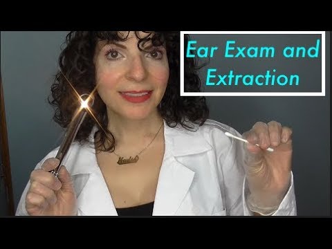ASMR Roleplay Ear Exam and Extraction