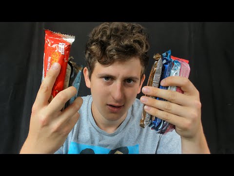 ASMR Tasting Protein Bars So You Don't Have To - $30 Worth Of Bars
