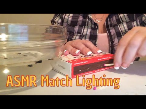 ASMR Match Lighting 🧡