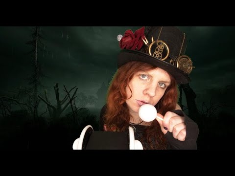 ASMR | Licking Big Monster Wunderball Lollipop 3Dio (No Talking) | Mouth Sounds