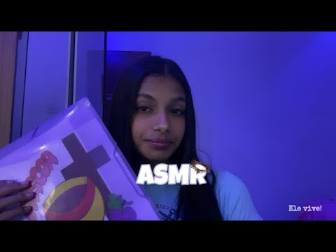 ASMR- pintando e lendo história|especial Páscoa