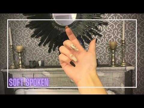 🎃tapping and scratching on fall/Halloween decor around our house👻 ~ ASMR ~ soft spoken