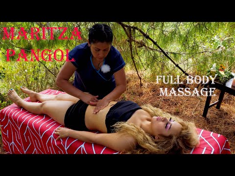 MARITZA ♥ PANGOL,  FULL RELAX BODY ASMR MASSAGE, ASMR, ANTISTREES MASSAGE IN A SPECIAL NATURAL PLACE