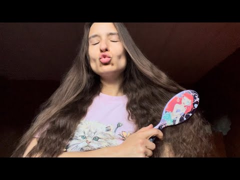 #ASMR KISSES/ HAIR SOUNDS/ HAND SOUNDS/ WHISPERS FOR LOTS OF TINGLES AND RELAXATION 💋💇‍♀️✋🤫