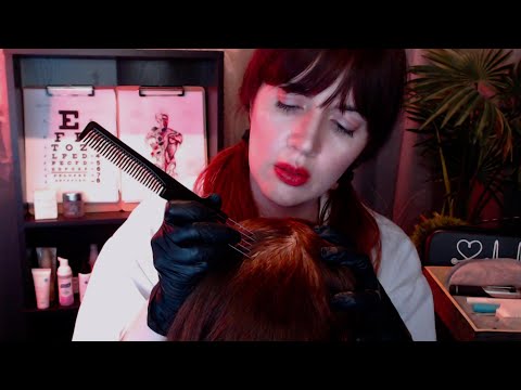 [ASMR] Detailed Scalp Check and Ear Cleaning Treatment ~ Doctor Roleplay