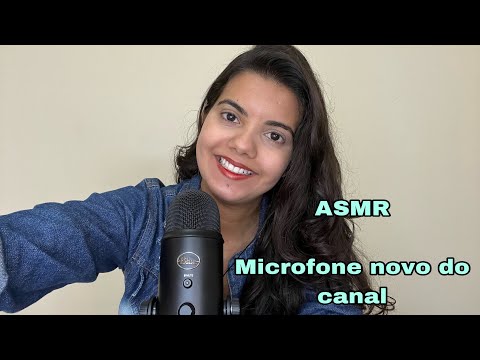 [ASMR] Microfone Novo do canal - Blue Yeti