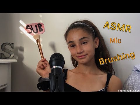 ASMR || Mic Brushing 👍🏻 || requested ||