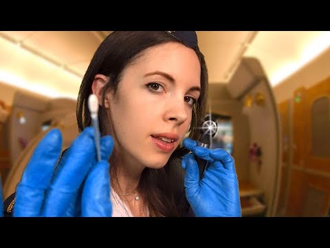 ASMR | 1st Class Ear Cleaning (Unclogging Your Ears)