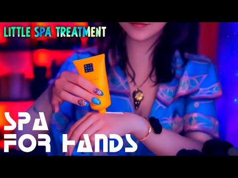ASMR Little SPA for Hands 💎 Warm Water, Scrub, and Massage, No Talking