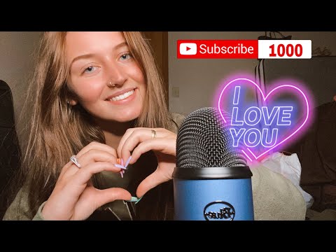 ASMR | 1,000 SUBS | ASK ME QUESTIONS!