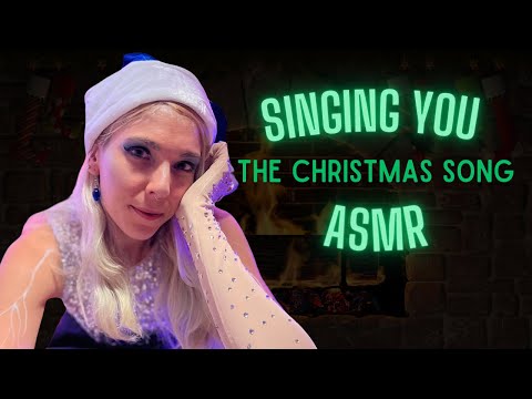 Soft Singing & Crispy Apple ASMR | Jill Frost Sings The Christmas Song