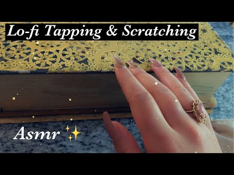 ASMR | Lo-fi tapping & scratching on random objects ✨ | *no talking*