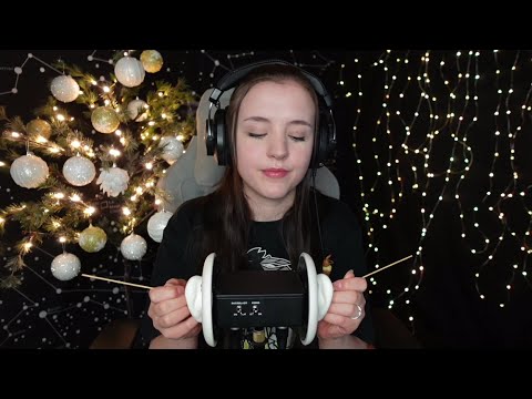 ASMR - My favourite triggers - Brushing, Ear massage, Mouth sounds, Spraying sounds and more