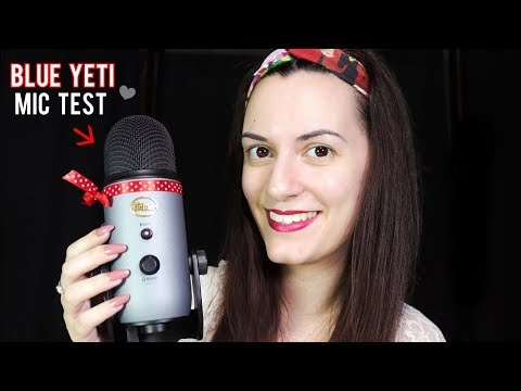 ♡ASMR español♡ BLUE YETI MIC TEST! |Prueba de microfono| ♥💤