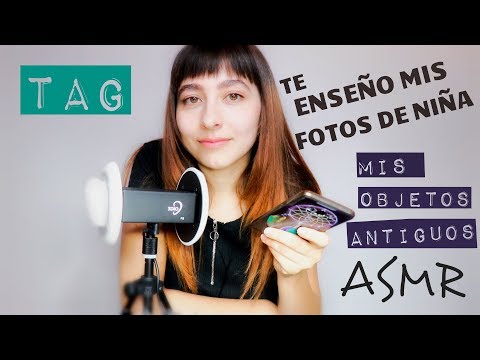|ASMR en Español|TAG: Mis 3 Objetos Antiguos que no Tengo//Cosquillas y Susurros