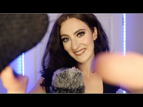 ASMR Scalp Massage and Hair Brushing - Layered Sounds - Personal Attention
