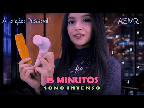 ASMR Oi, Posso te Fazer Dormir? 😴 Cabelo, Rosto, Massagem, Pincel na Tela l ASMR BR