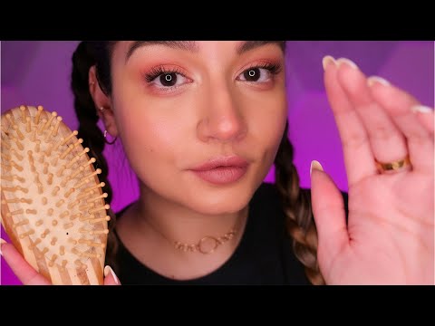 ASMR ~Extremely Tingly~ Layered Sounds w/ Brushing & Hand Movements